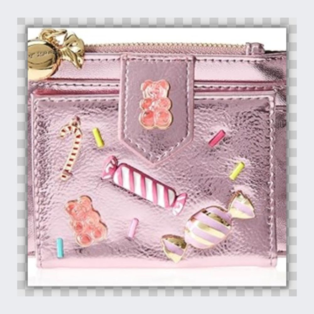 Betsey Johnson Pink Bubblegum Wallet - Small size NEW